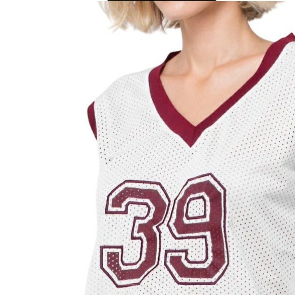 (AB-4) Anine Bing Number 39 Jersey Top - Picture 3 of 6